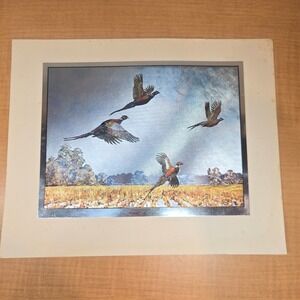 TIME TO MOVE Richard E Bishop Vintage Chromatic Foil Print  8" x 6" Etched